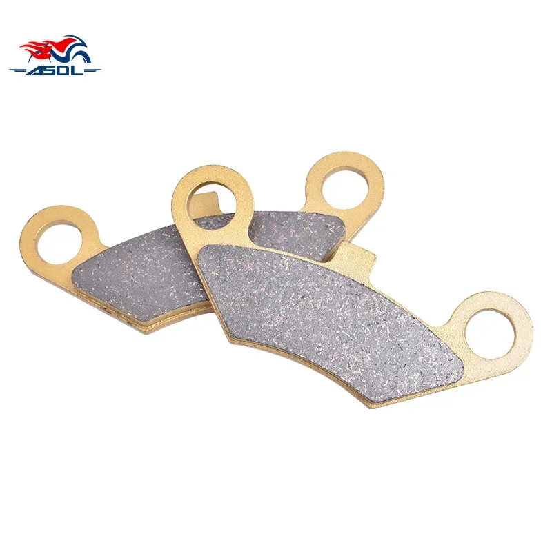 Motorcycle Part Front Rear Brake Pads Disc Tablets For LINHAI Goon 260 ATV 2x4/4x4 07-09 CUV300 CUV Carry 300 Muddy 300 4x4 ATV