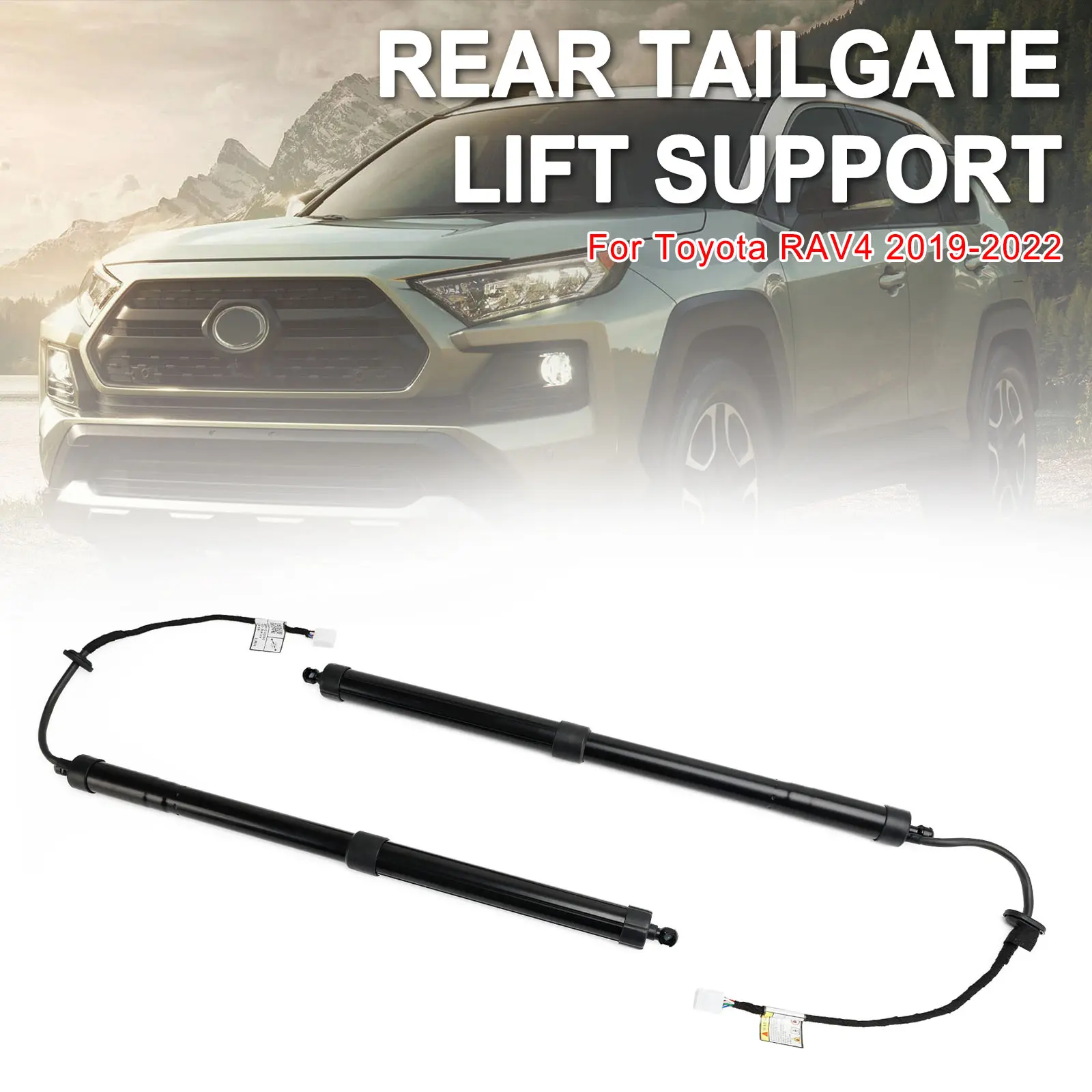 Artudatech 2PCS Rear Tailgate Hatch Lift Support 6892042020 fit For Toyota RAV4 2019-2022