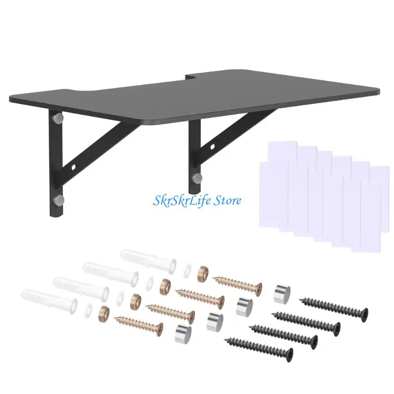 E65E Acrylic Wall Mount Shelf For Projector Speaker Plant Strong Support Accessories