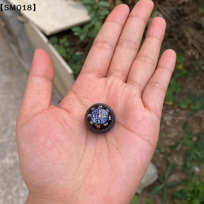 Mini Ball Compass High Precision Waterproof Clear For Hiking Camping Outdoor Direction Guidance【SMQ】