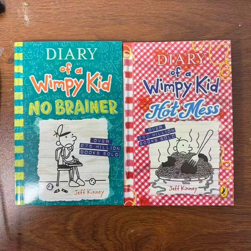 

Vol.18/19 Diary Of Wimpy Kid English Book Children Fiction Books Manga Novel Books In English Manga Books