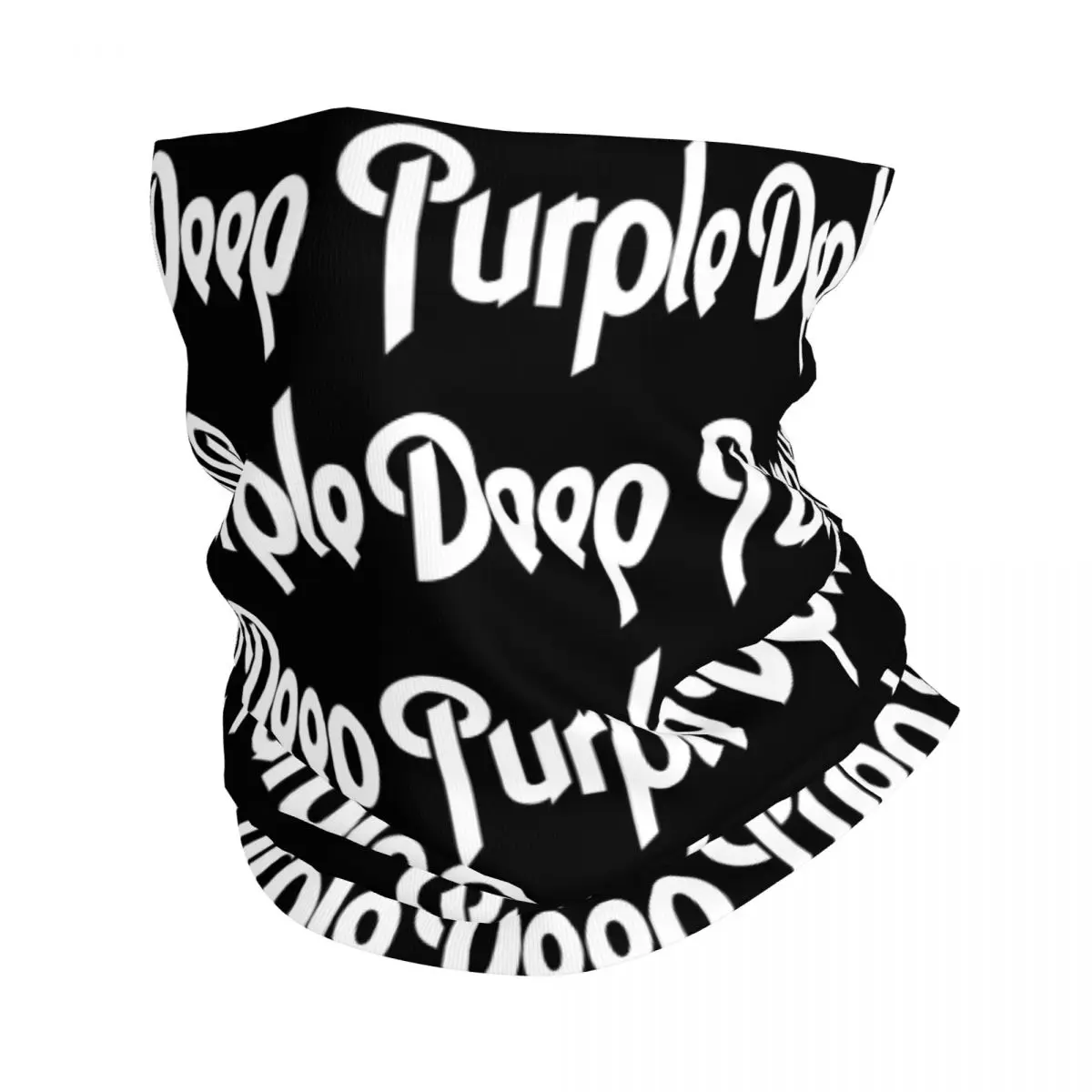 

Deep Purple Logo Neck Gaiter Printed Unisex Face Mask Scarf Warm Headband Hiking Windproof