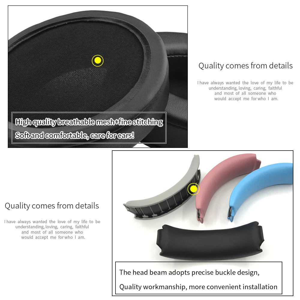 وسادات للرأس من Razer Kraken V3X وسادة للسماعات القياسية X وسادات للأذن غطاء للرأس غطاء للاستبدال إسفنج من الفوم للأذنين