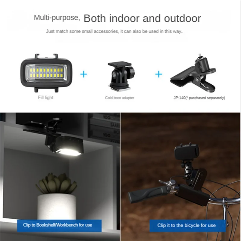 AF91-20LED Portable Diving Fill Light Outdoor Live Photography Lighting For Gopro Camera