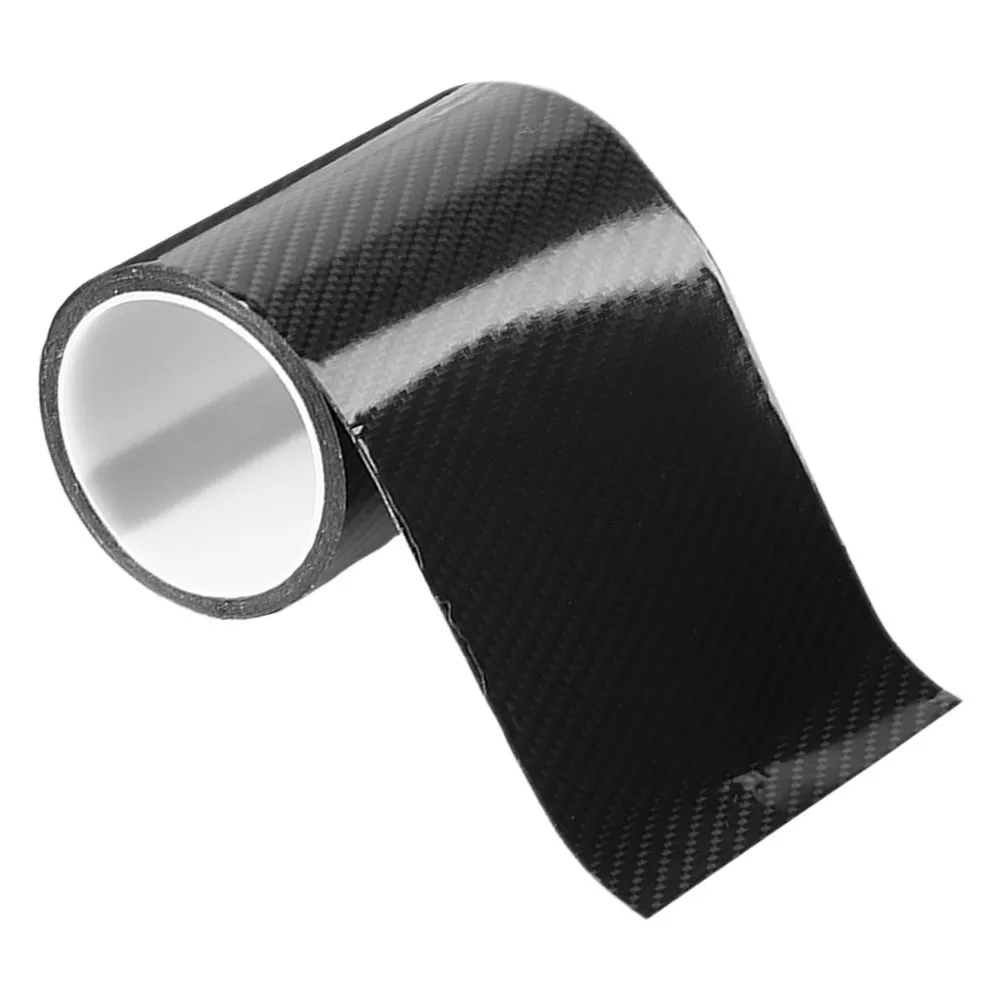 Car Door Edge Protector Tape 5D Carbon Fiber Texture PVC Automotive Vinyl Film for Doors Sills Thresholds Anti-Collision Scratch
