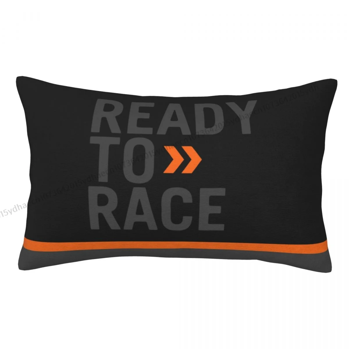 Grey Pillow Case Ready To Race Cushion Covers Home Sofa Chair Decorative Backpack Covers