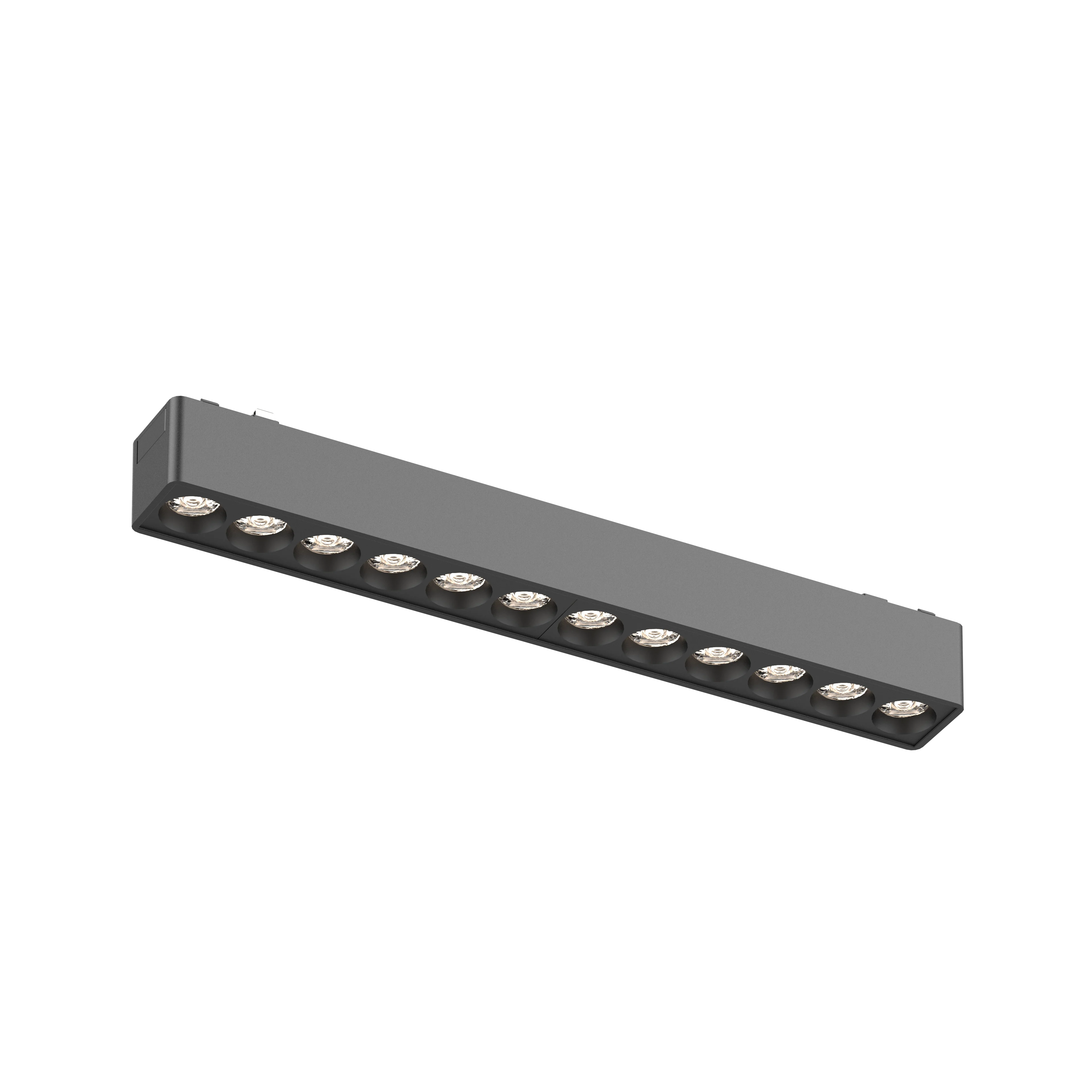 2026 High Quality Flood Spot Magnetic Track Light 48V RA90 ZIBEE LED Grille Living Room Home Line Lighting