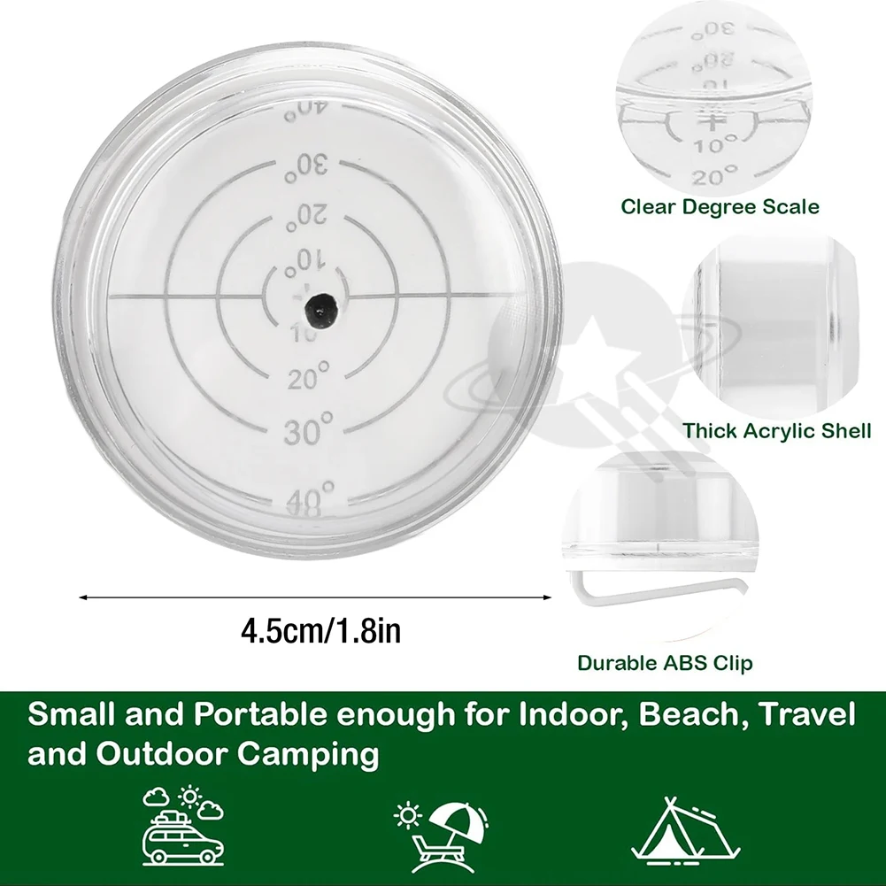 1-5PCS Solar Angle Finder Find The Optimal Angle Improve Solar Energy Efficiency Solar Angle Adjust Meter for Solar Panels Tools