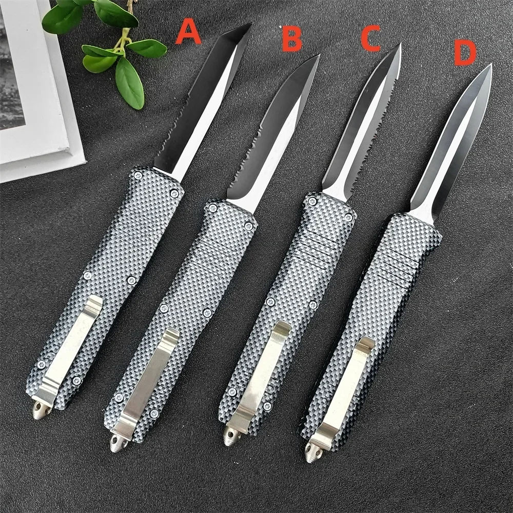 4 Styles High Quality Blade Portable Knife 440c Blade Zinc Alloy Handle Multi-purpose Tool Outdoor Camping Hunting Knife