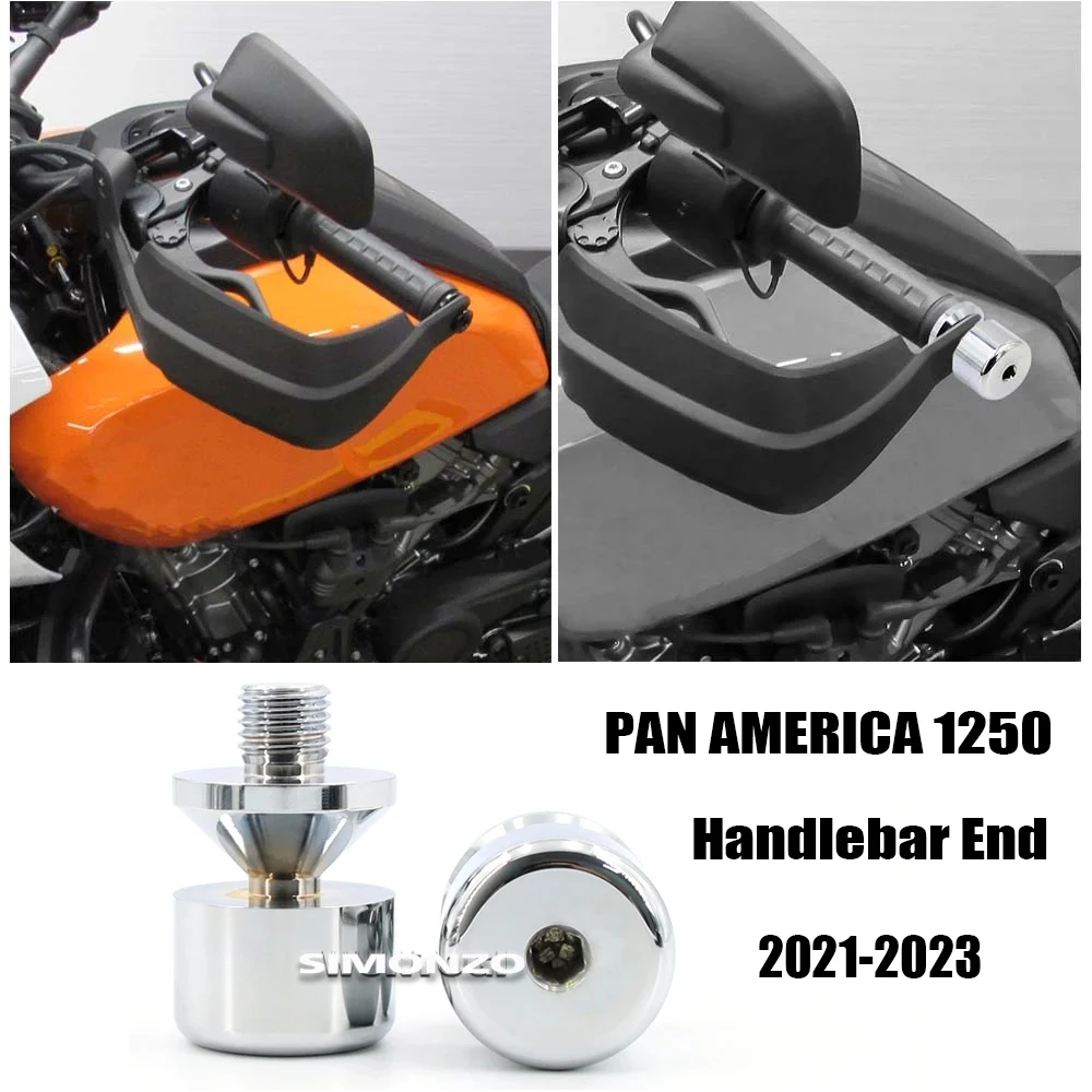 

Подходит для Pan America 1250 Φ Grip Ends, алюминиевые наконечники руля PA 1250 PAN AMERICA 1250S 2021-2023