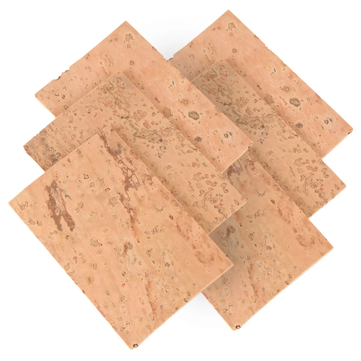 

B72A 50Pcs Saxophone Neck Cork Sheet 2Mm Soprano Tenor Alto Saxophone Clarinet Joint Natural Neck Cork Sheet Natural Kit