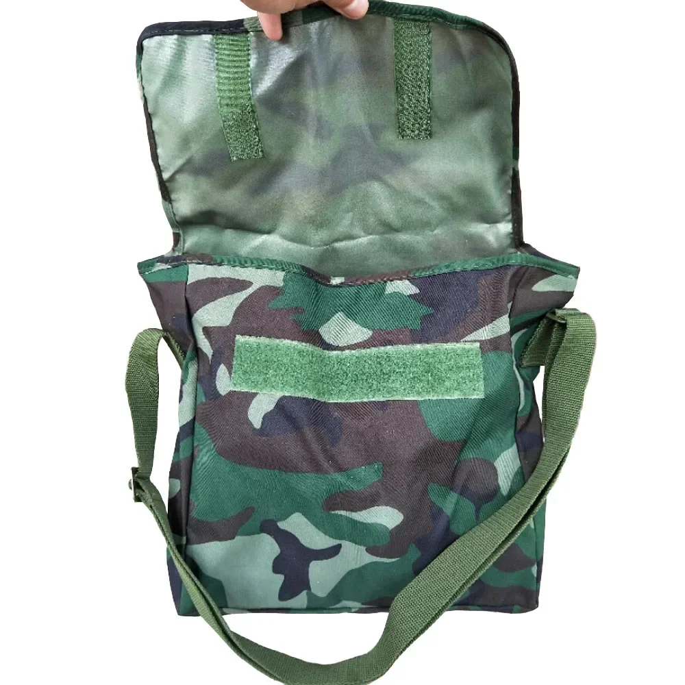 WW2 Tactical Equipment Kit Camo Gas Mask Bag Cross-body Bag Tactical Fashion Casual Training Large Capacity Storage Bag