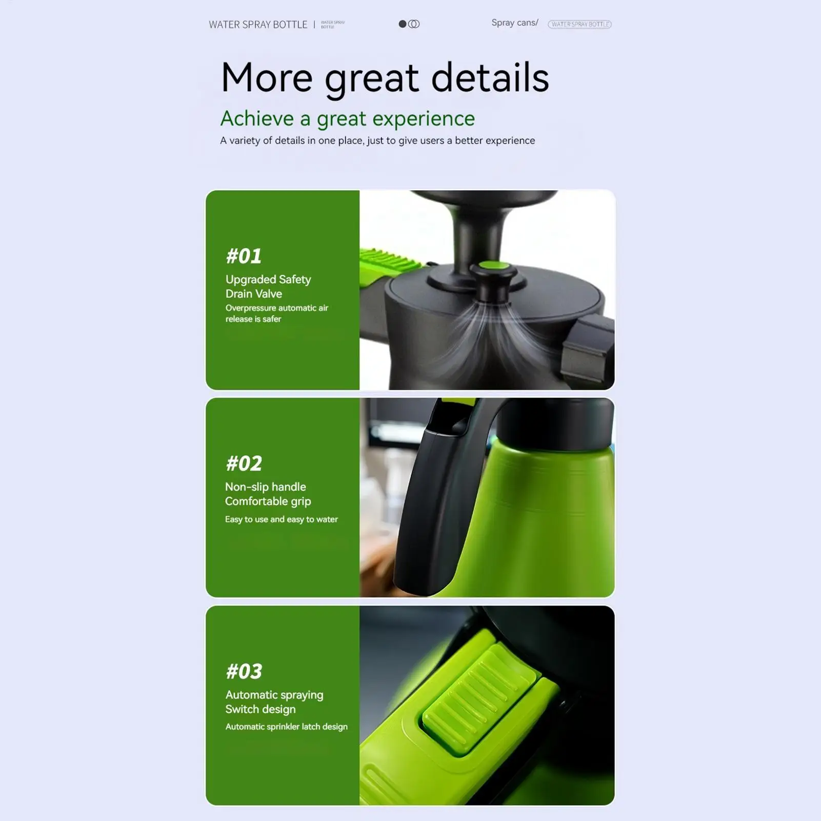 

Car Wash Soap Sprayer Cordless 2-Mode High Pressure Pressure Washer Auto Foam Sprayer For Auto RV Garden Hose Driveway Snow