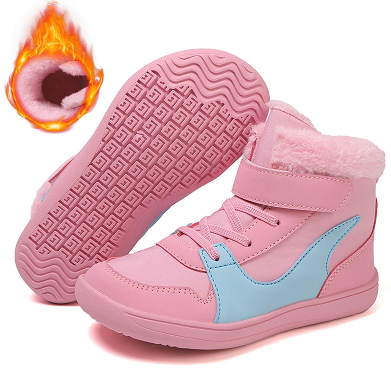 

New Kids Wide Toe Barefoot Snow Boots | Boys Girls Warm Boots Toddler Little Kids | Boys/Girls Winter Minimalist Sneakers
