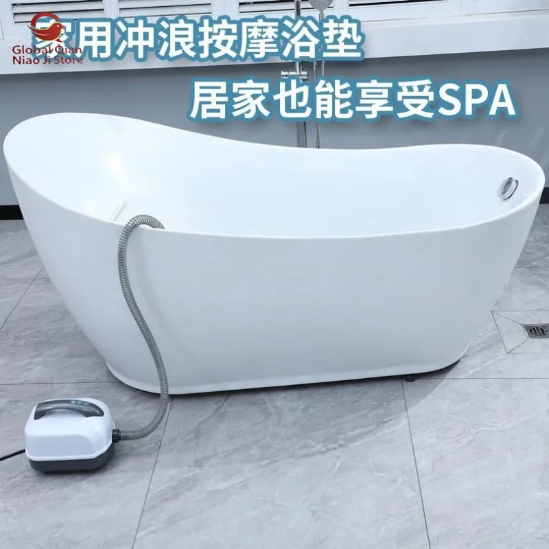 New Surfing Massage Bath Mat Anti-Slip Bathtub Bubble Machine Hydrotherapy Sauna Bubble Bath Full Body SPA Experience
