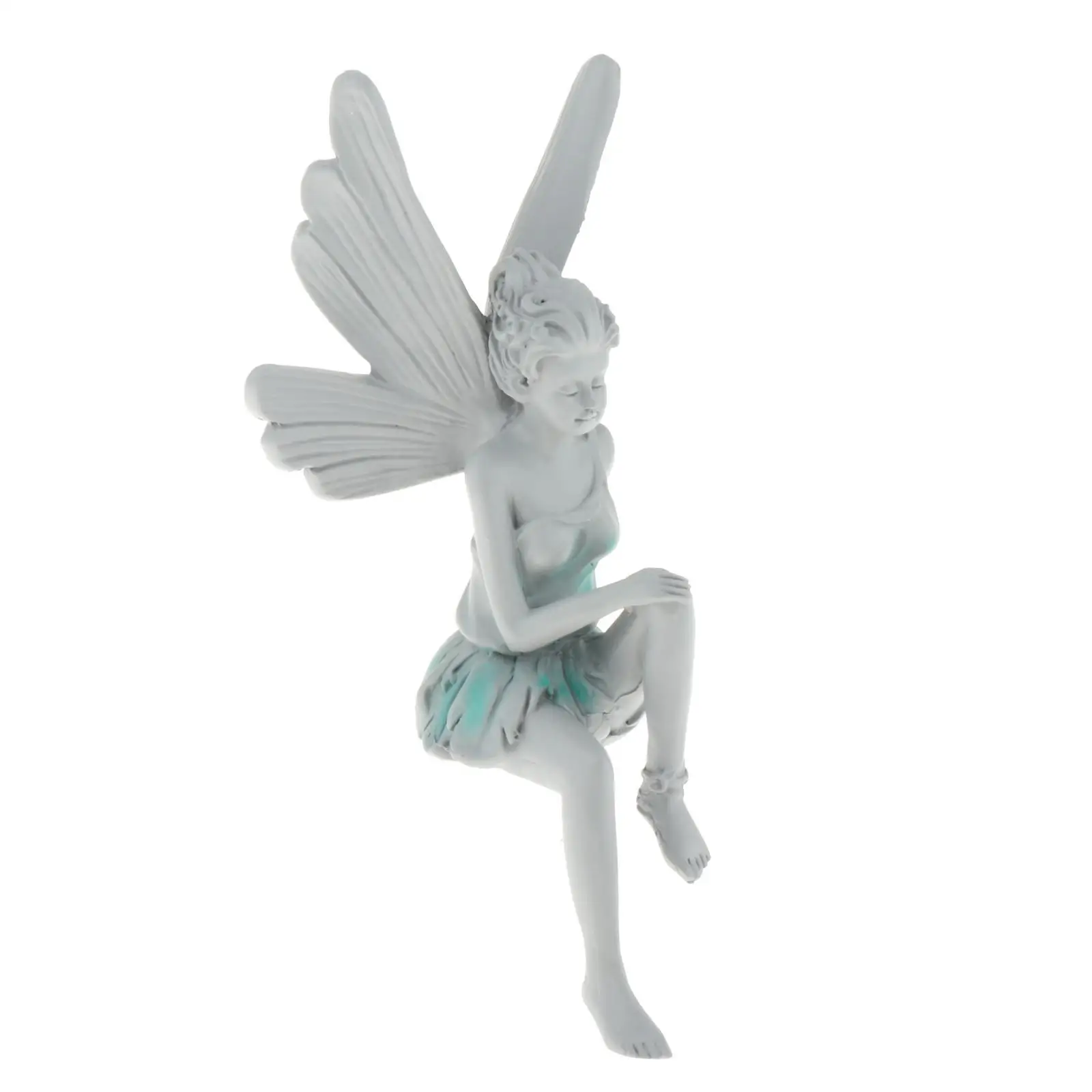 Charming Garden Fairy Figurine Lawn Statue 7'' Sculpture Housewarming Gift