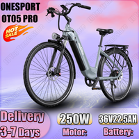 E-Bike ONESPORT 250W Brushless Motor 36V22.5AH Lithium Battery Electric Bike 700C*50C Inch Tire Aluminum Alloy Electric Bicycle