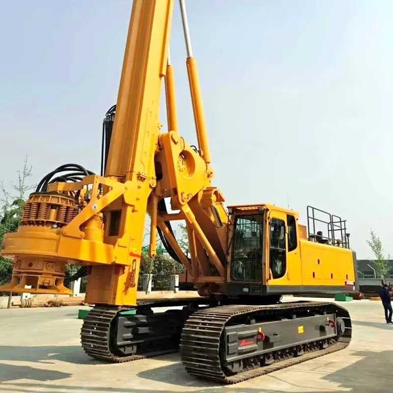 SR155 Rotary Drilling Rig Diesel Drill Rig Foundation Machine 155kNm Torque 56m Depth for Infrastructure Project