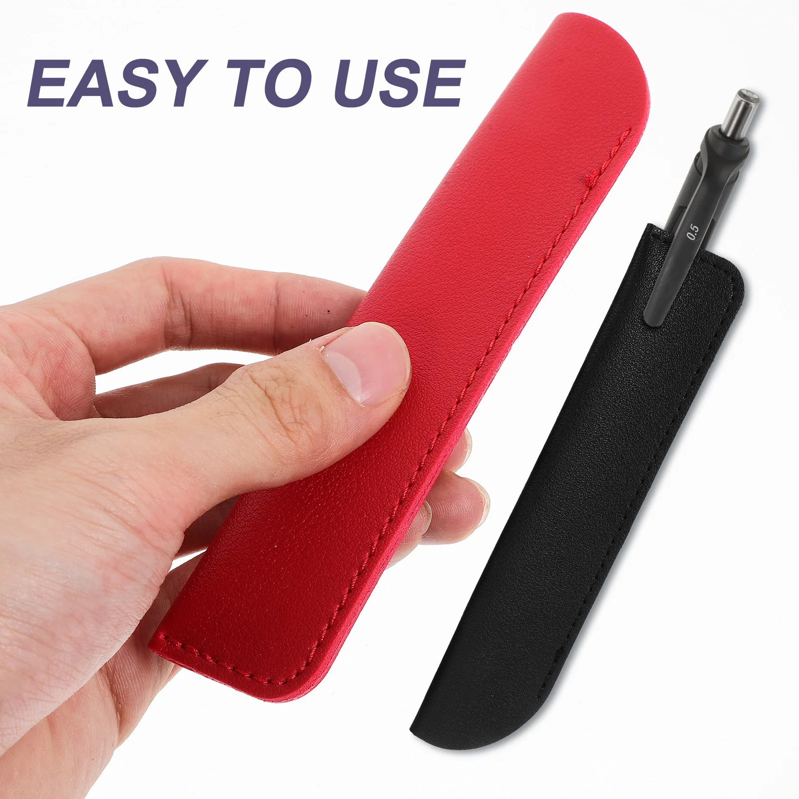 

4Pcs Pen Sleeves Wear Resistant Pen Storage Bags Stylish Protective Cases Perfect for Office University Use