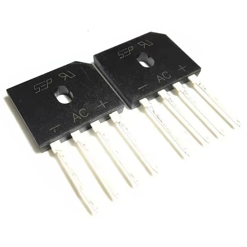 10PCS GBU406/410/606/608/610/806/808/810 Rectifier Bridge Flat Bridge Bridge Stack