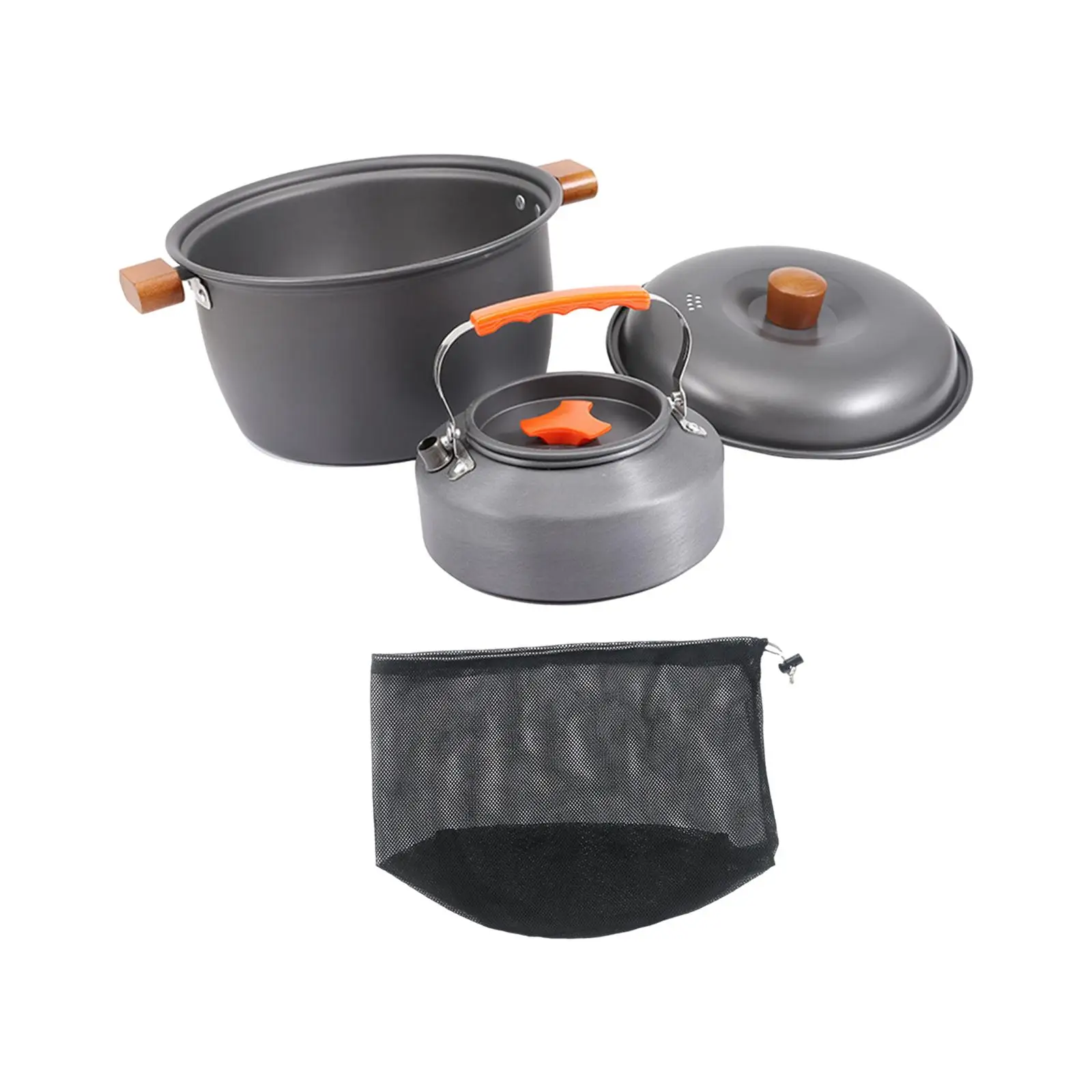 Camping Cooking Set for 2-3 Persons Portable with Storage Pouch Camping Cookware