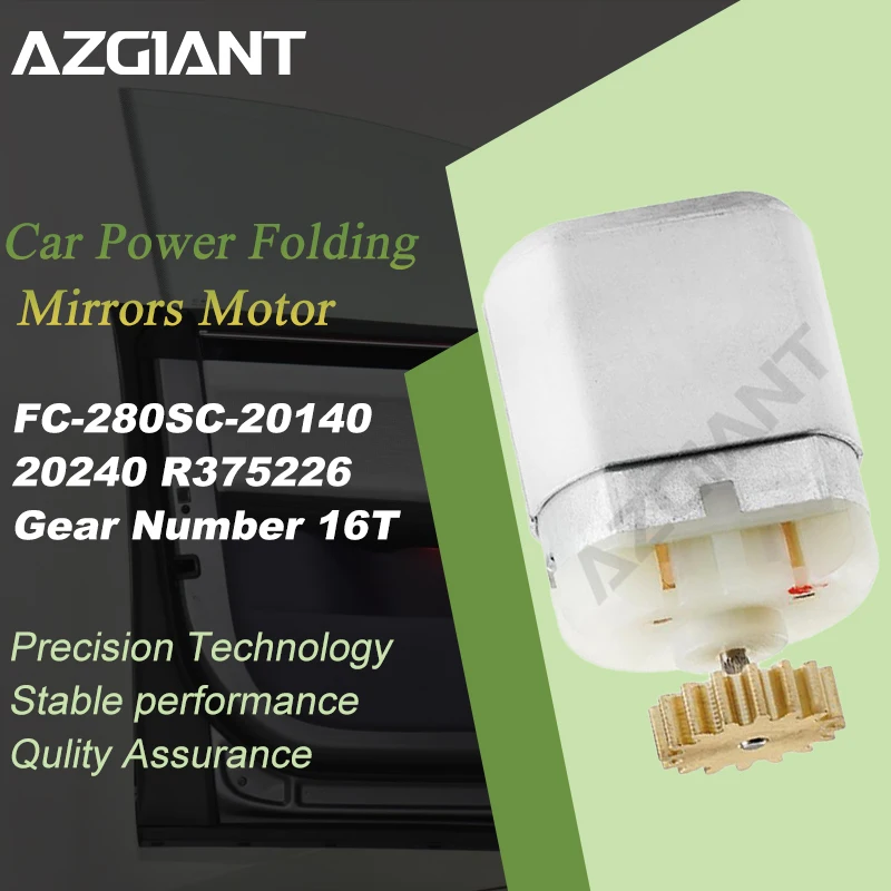 Motor de Fechadura Central Elétrica AZGIANT FC-280SC para Dacia Logan MK1/Duster/Sandero, Kit de Reparo de Fechadura Central, Acessórios Automotivos