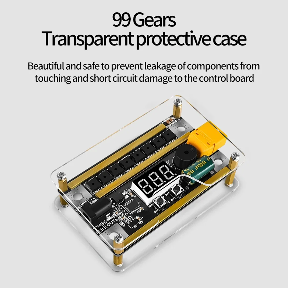 GX591 Spot Welder PCB Circuit Board with Automatically Trigger Welding 12V Welding Circuit Board 18650 Battery Spot Welding Tool