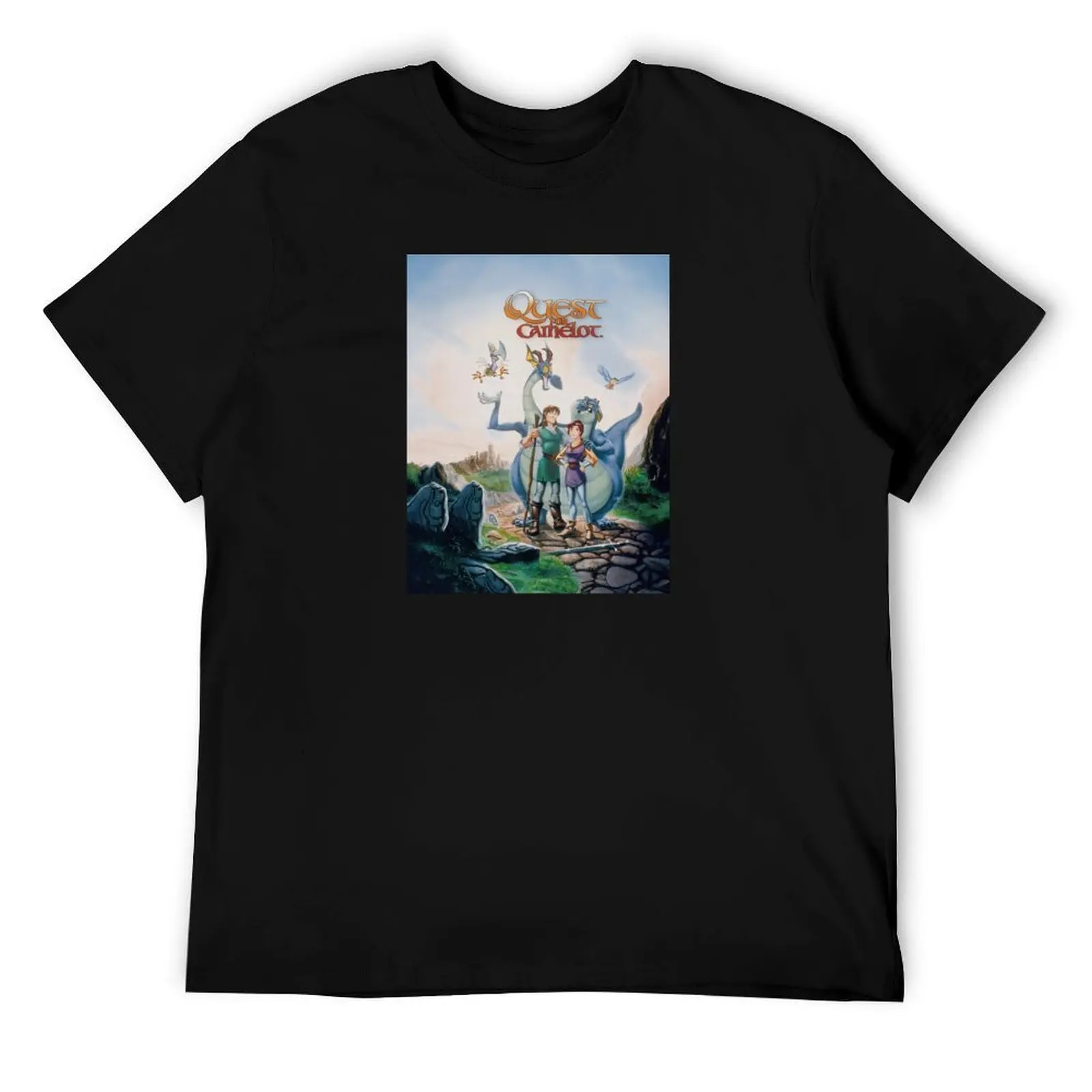 

Quest For Camelot T-Shirt t shirt men 100% cotton luxury brand anime t shirts oversize man t shirt summer T-Shirt