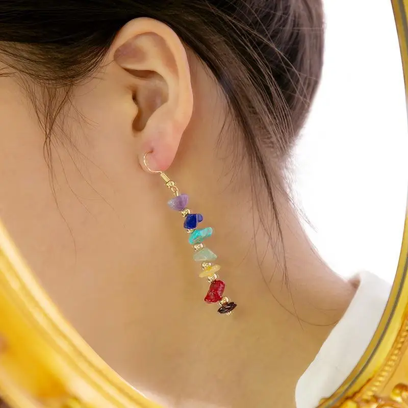 

SHXI​​Hypoallergenic 925 Silver Boho Earrings | Handmade Wire Wrapped | Asymmetric Zen Dangle 2025​