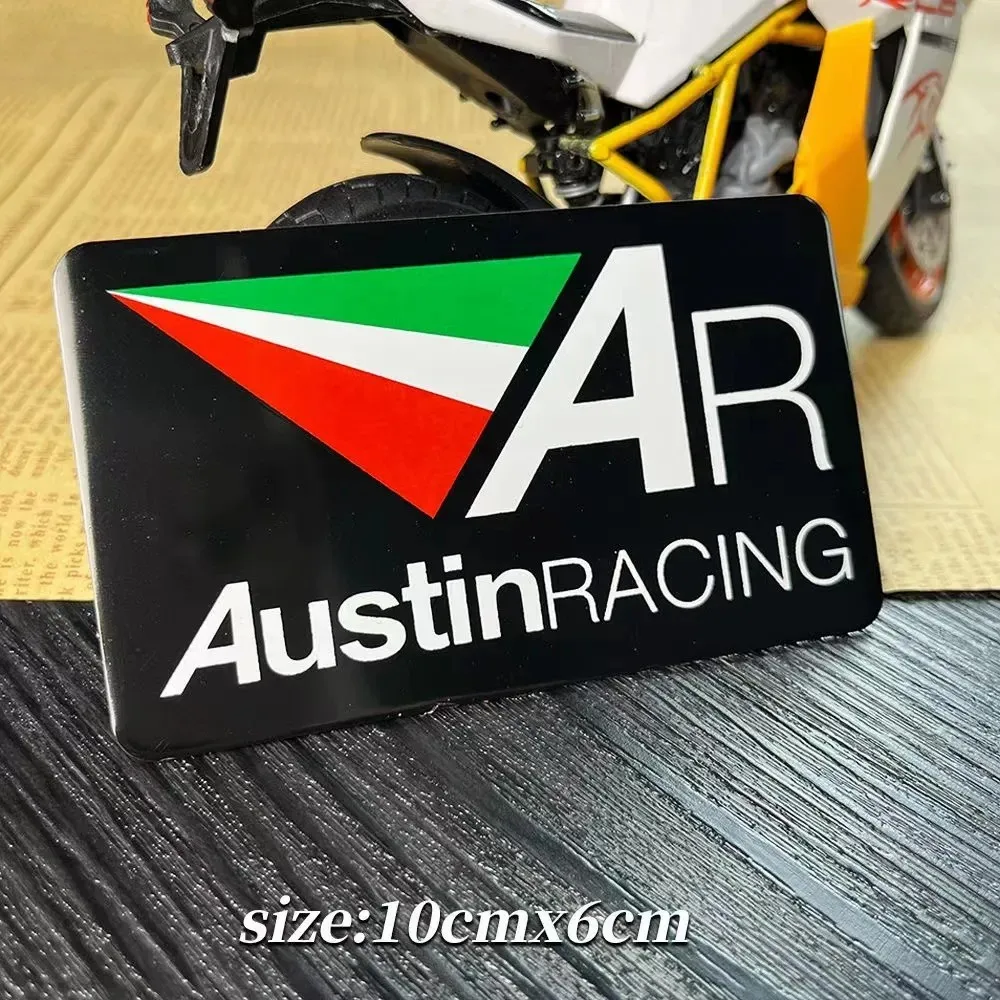 For Austin Racing Exhaust AR Sticker Honda Kawasaki BMW Yamaha Aprilia KTM Ducati CFMOTO Motorcycle accessories Escape 51MM 60MM