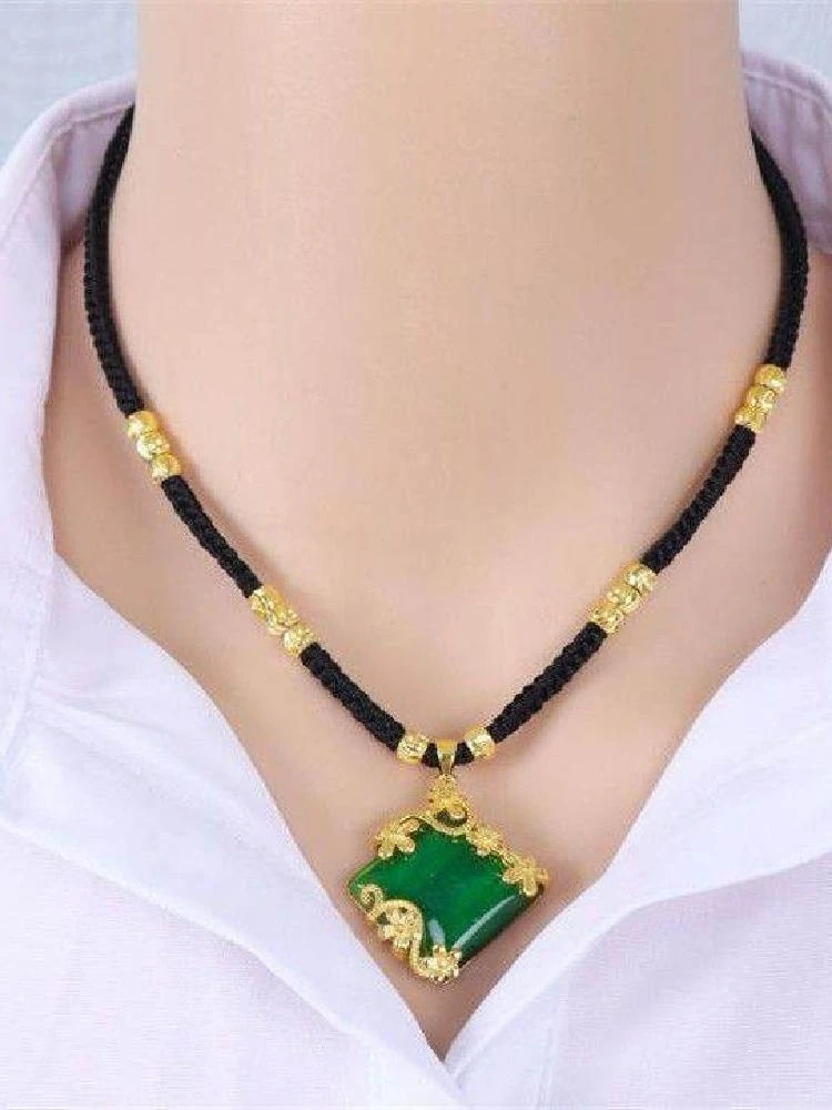 trendy-women's-necklace-cool-spicy-girl-luxury-minimalist-high-end-sweater-chain-versatile-design-rope-couple-pendants-non-fa