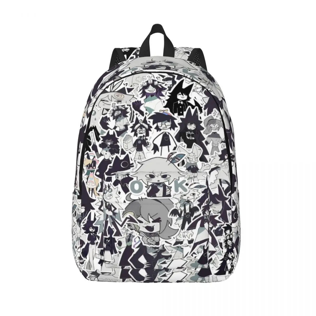 

Fundamental Paper Education Doodle Backpack Men Women Fashion Student Daypack Cartoon Game Laptop Computer Shoulder Bag Outdoor