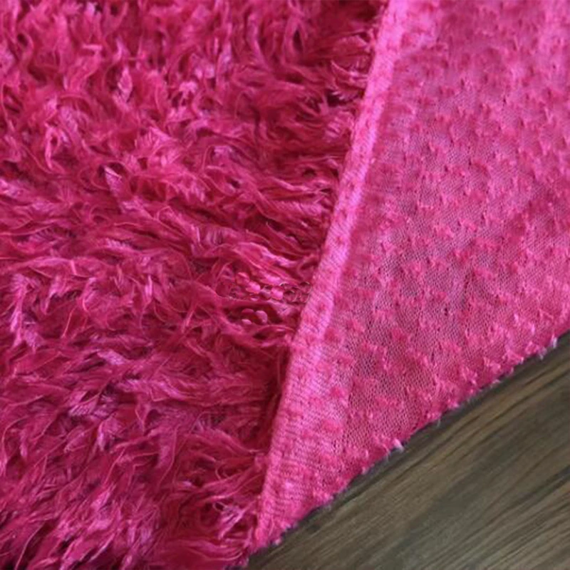 Good Rose Feather Fabric Simulation Feather Tassel Elastic Knitted Fabric Sewing Material DIY Stage Dress/Clothes Accessories