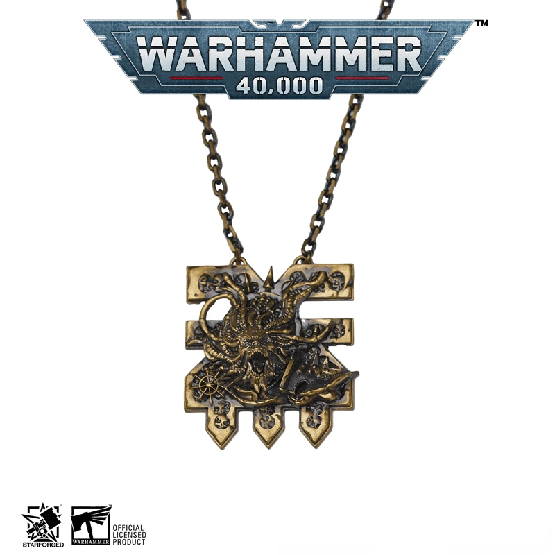 

[Звездная звезда, литье] злый гнев Warhammer 40K игровой периферический товары, Серебряное популярное ожерелье, кулон