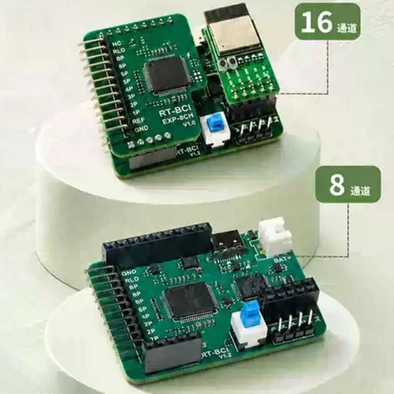 8/16 Channel ADS1299 Bioelectric Signal Acquisition Module EEG EMG Sensor Board Compatible Open Source Secondary Development