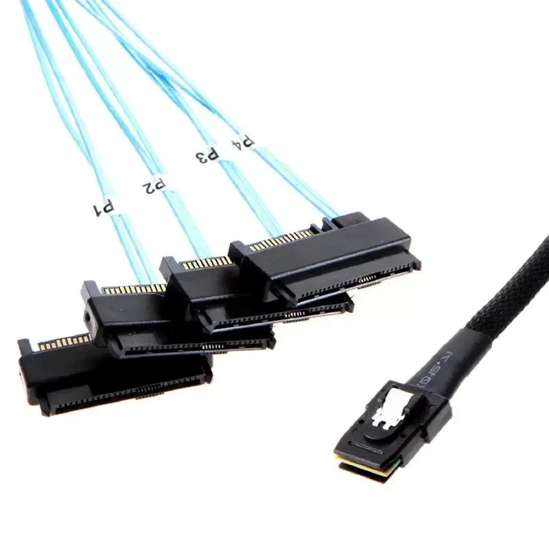 SFF-8087 Mini SAS Cable 36P to SFF-8482 SAS 29P Hard Disk Array Cable 4SA
