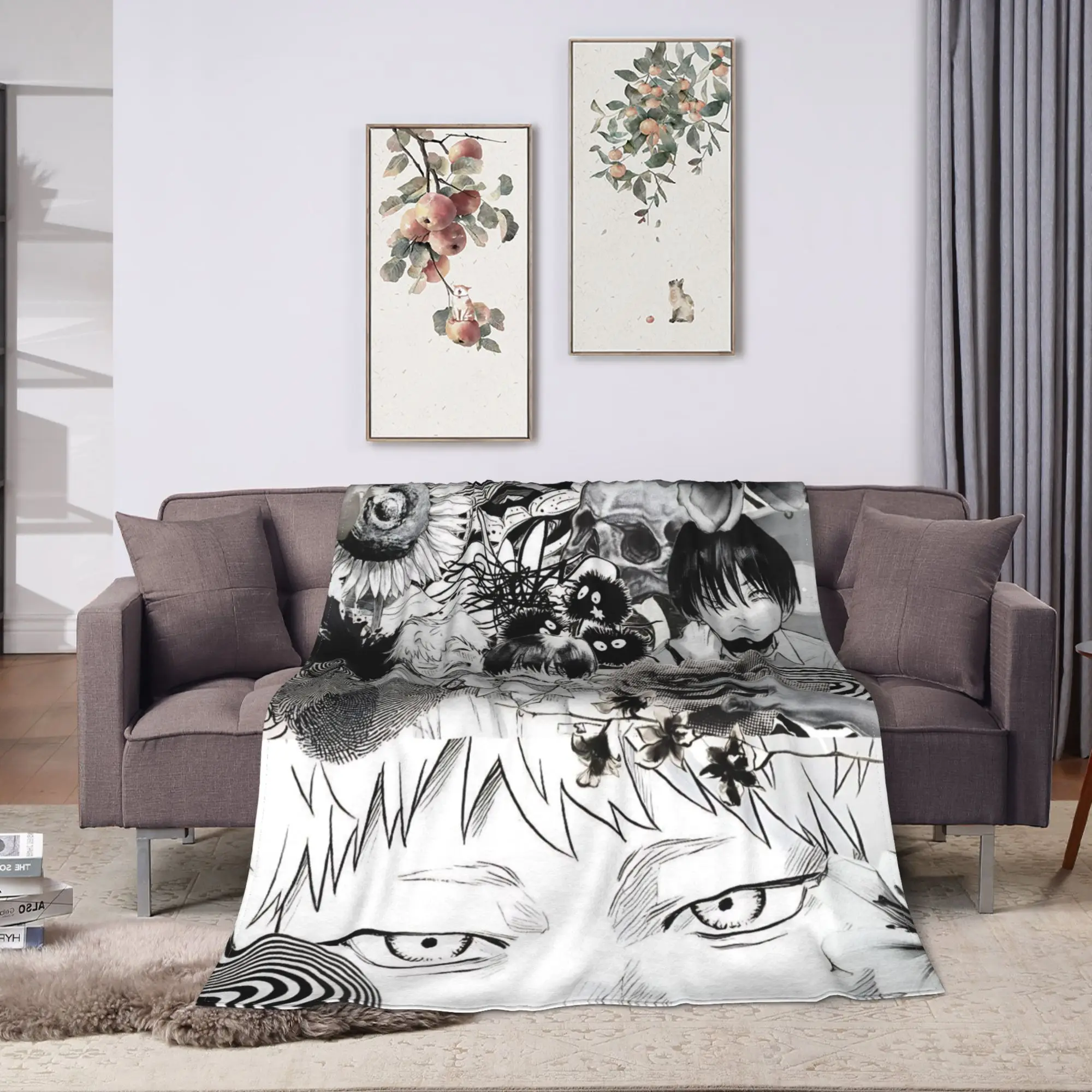 The Summer Hikaru Died Mange Blanket Quality Super Soft  Bedding Throws Winter Travel Office Couch Chair Fashion Bedspread