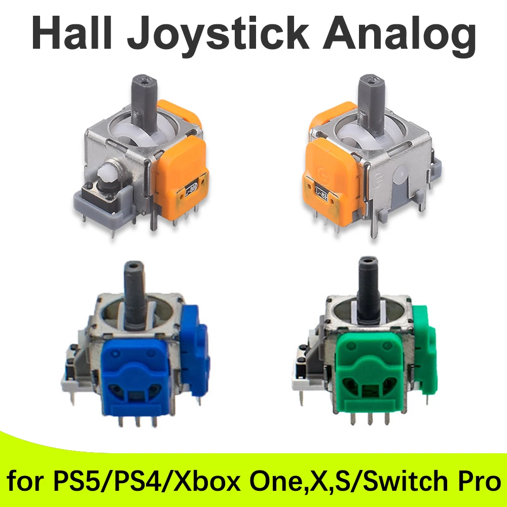 عصا تحكم عالية الدقة لـ PS5/PS4/Xbox One S/Switch Pro Gamepads، الروك الكهرومغناطيسي PS5، عصا تحكم عالمية لقاعة Xbox