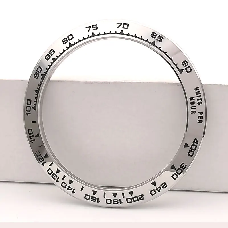 High Quality 904L Stainless Steel Watch Bezel For RLX Dtona 116509 126509 Watches, Watch Parts