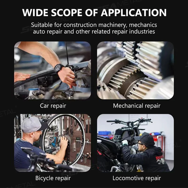 SEAMETAL All in One Wrenches Adjustable Double-Head Wrench 3mm-22mm Self-Tightening Spanner Universal Tool for Car-Repairing