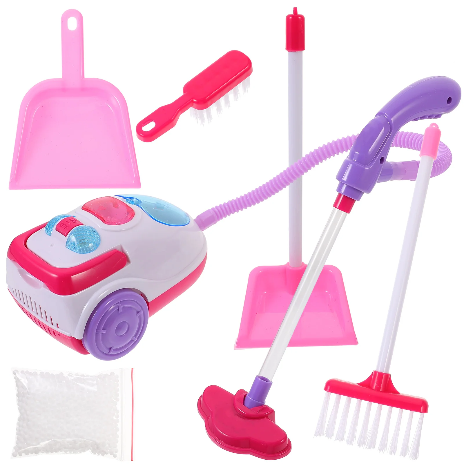 Kit d'aspirateur de maison pour enfants, jouets de jeu pour enfants, garde sans ficelle, 007