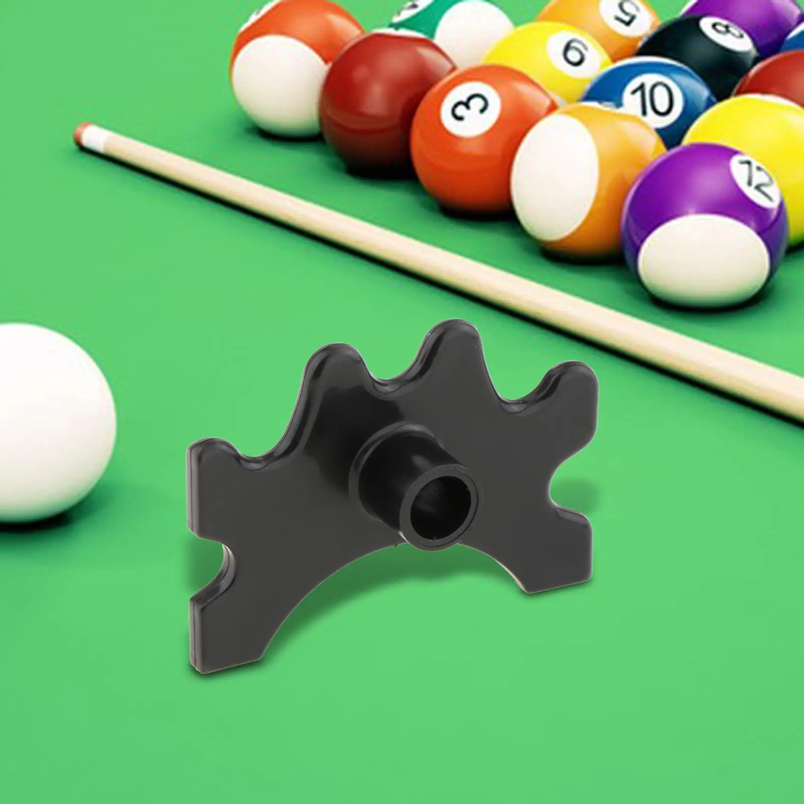 

Lightweight Billiard Cue Bridge Head Plastic Pool Rest Tool Antler Design for Snooker Billiard Practice Device