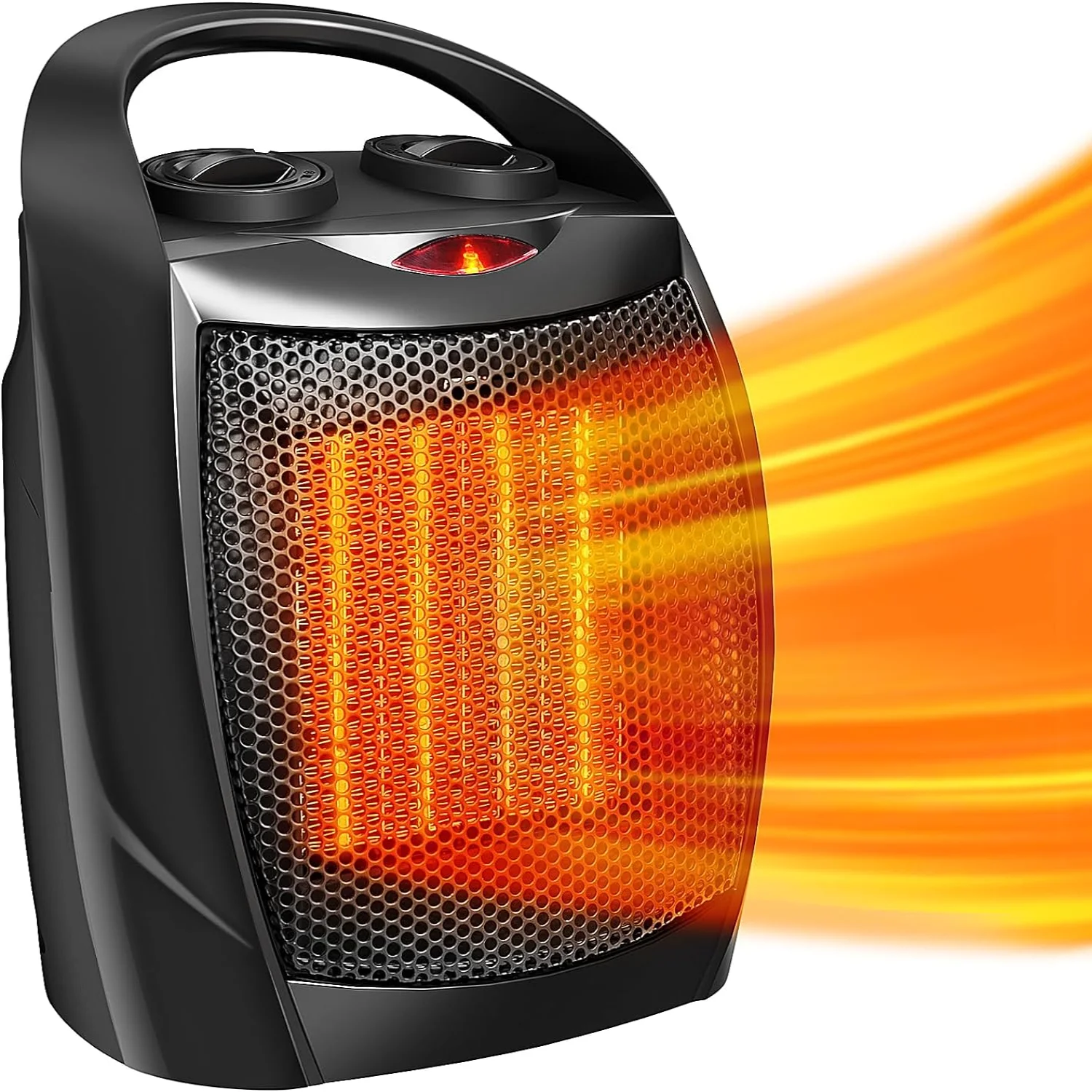 

Space Heater, Portable Heater Fan for Indoor Use 1500W/750W ETL Certified Ceramic Small Heater with Thermostat, Dorm Office De