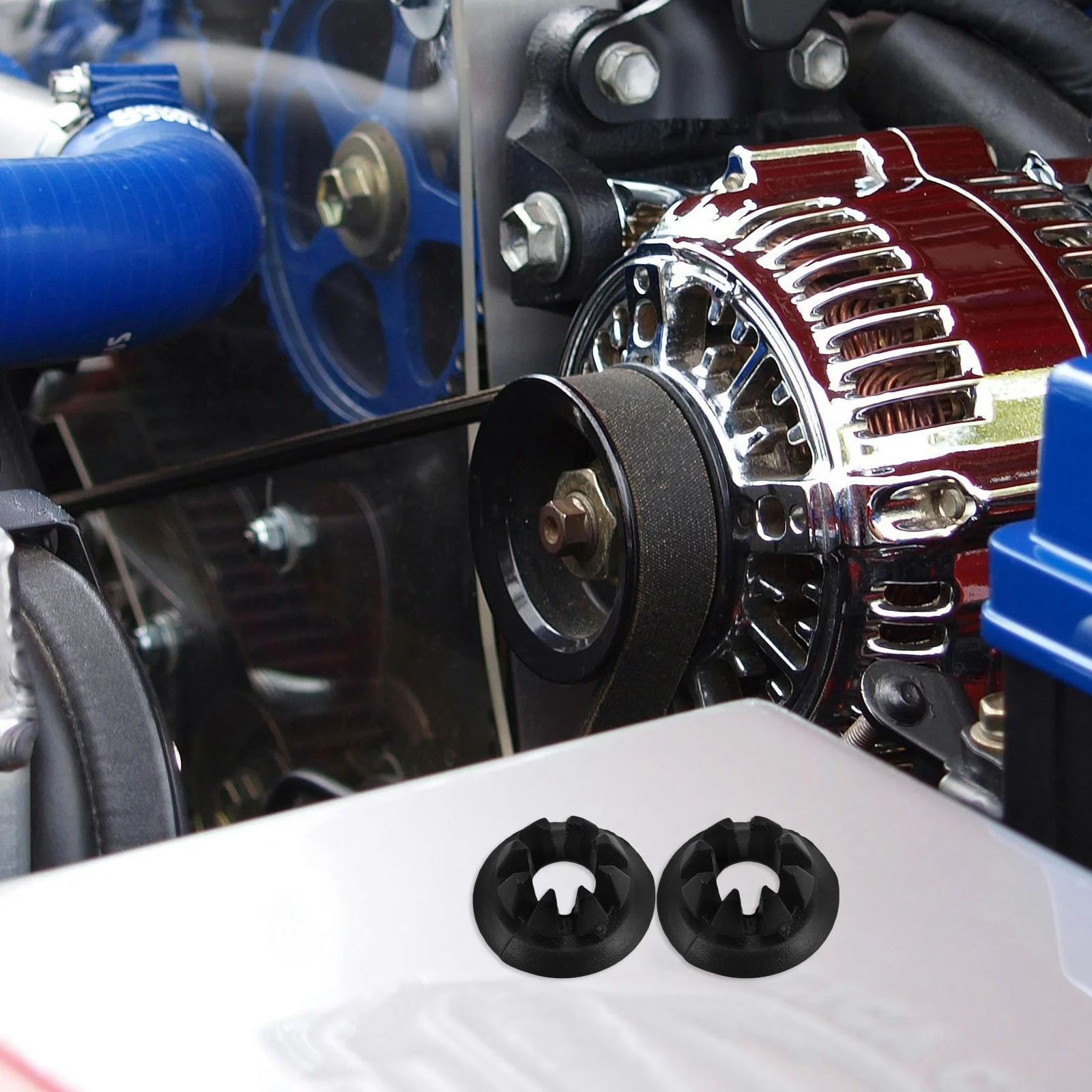 

20 шт., зажимы для держателя стержня, универсальная опора для капота автомобиля, заклепка, зажим для стержня отсека двигателя, фиксатор, автомобильный инструмент