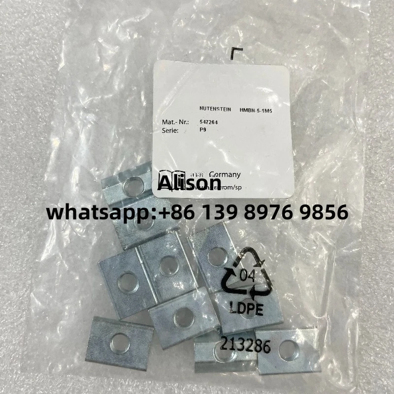 

10pcs 547264 HMBN-5-1M5 150914 NST-5-M5 Grooved nut