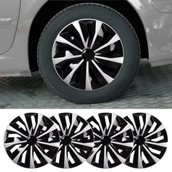 4pcs Hubcap Wheel Cover Replacement R16 Hub Caps Universal Wheel Rim Cover ABS Material Exterior Accessories for Car Trunk SUV