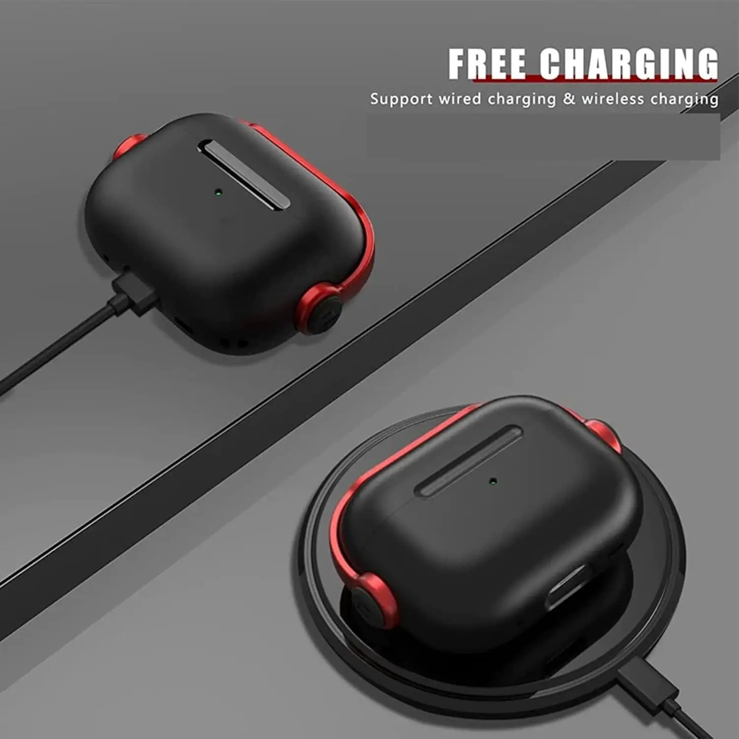 For AirPods 5/Pro 3/Pro 2/4 with Stand Lock Case with Keychain Music Boys Design Protective Case for AirPods 5/4/Pro3 2026 Model