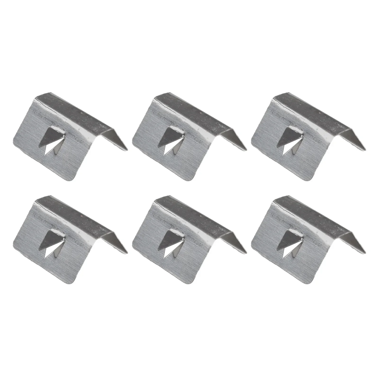 

6Pcs Silver Car Wind Rain Deflector Channel Metal Retaining Clips For Heko G3 SNED Direct Replacement Auto Fastener Clip