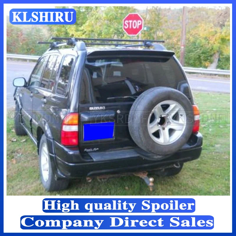 Factory Style Spoiler Wing ABS for 2001-2005 Suzuki Grand Vitara Escudo Spoilers Wing Colorless