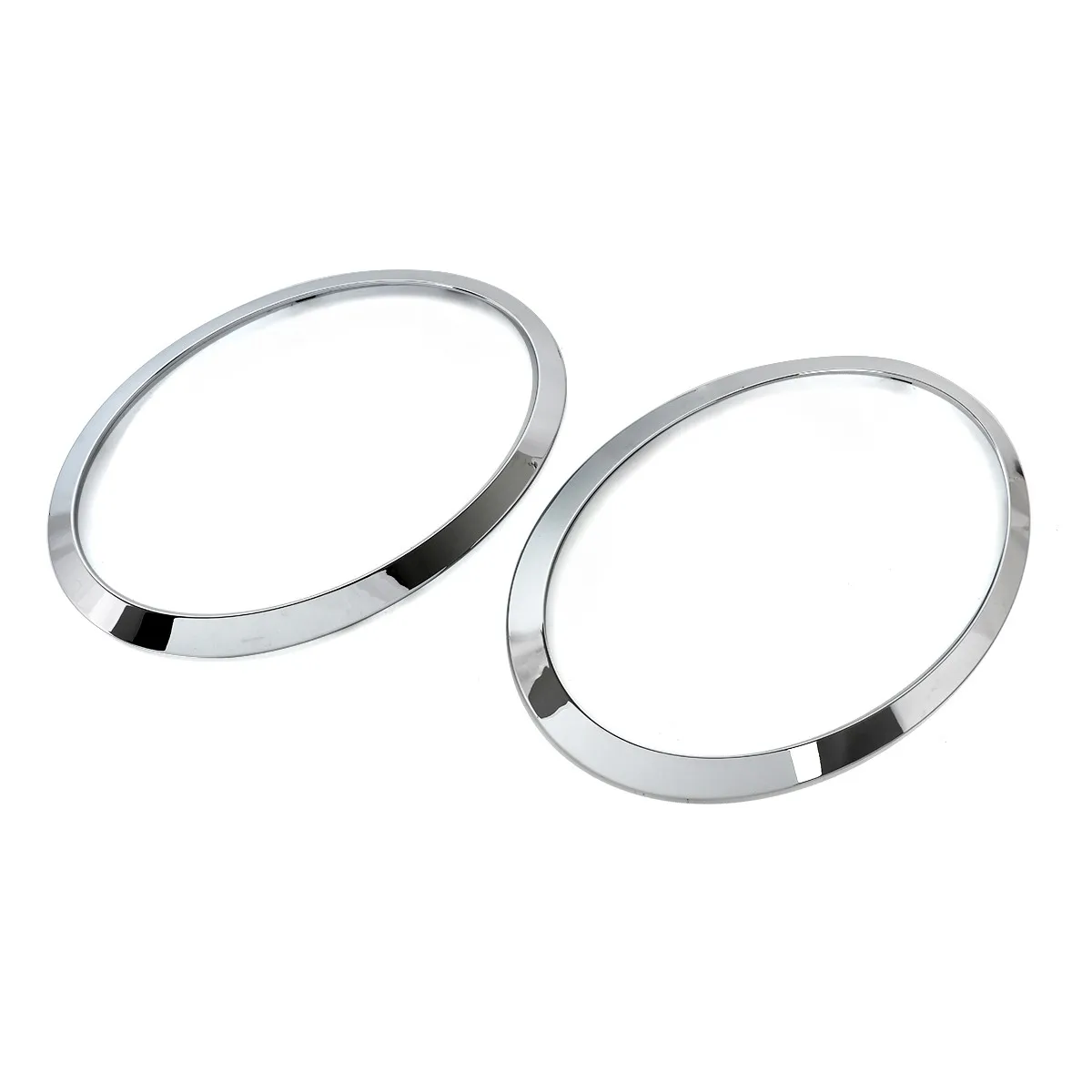 For BMW Mini Cooper F55 F56 F57 2014 2015 2016 2017 2018 Ring Cover Chrome Front Headlight cover cap Trim Car accessories view 6